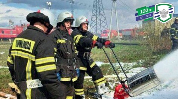 Пожарный поезд ФГП ВО ЖДТ России задействован в ликвидации пожара в Дзержинске Нижегородской области